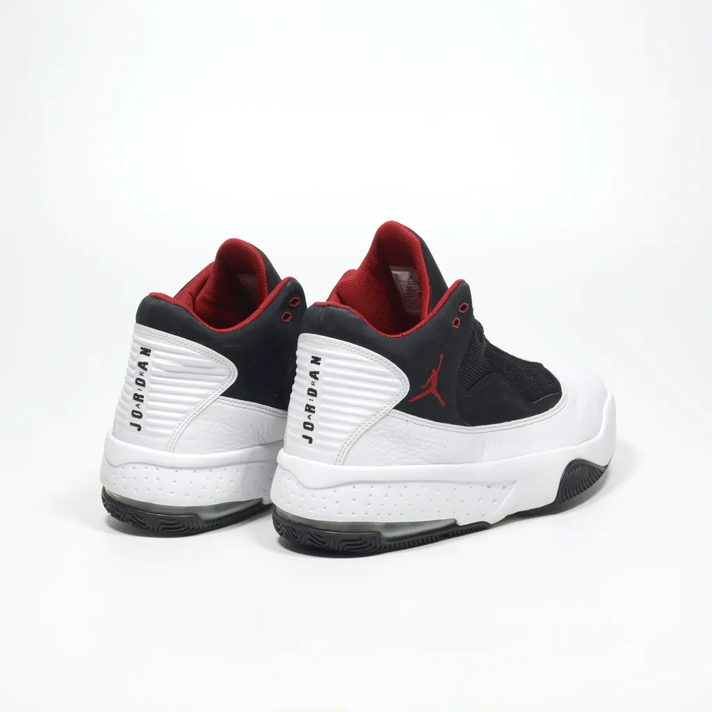 Air Jordan Max Aura 2 High-Top Sneakers Leather White Color For Men