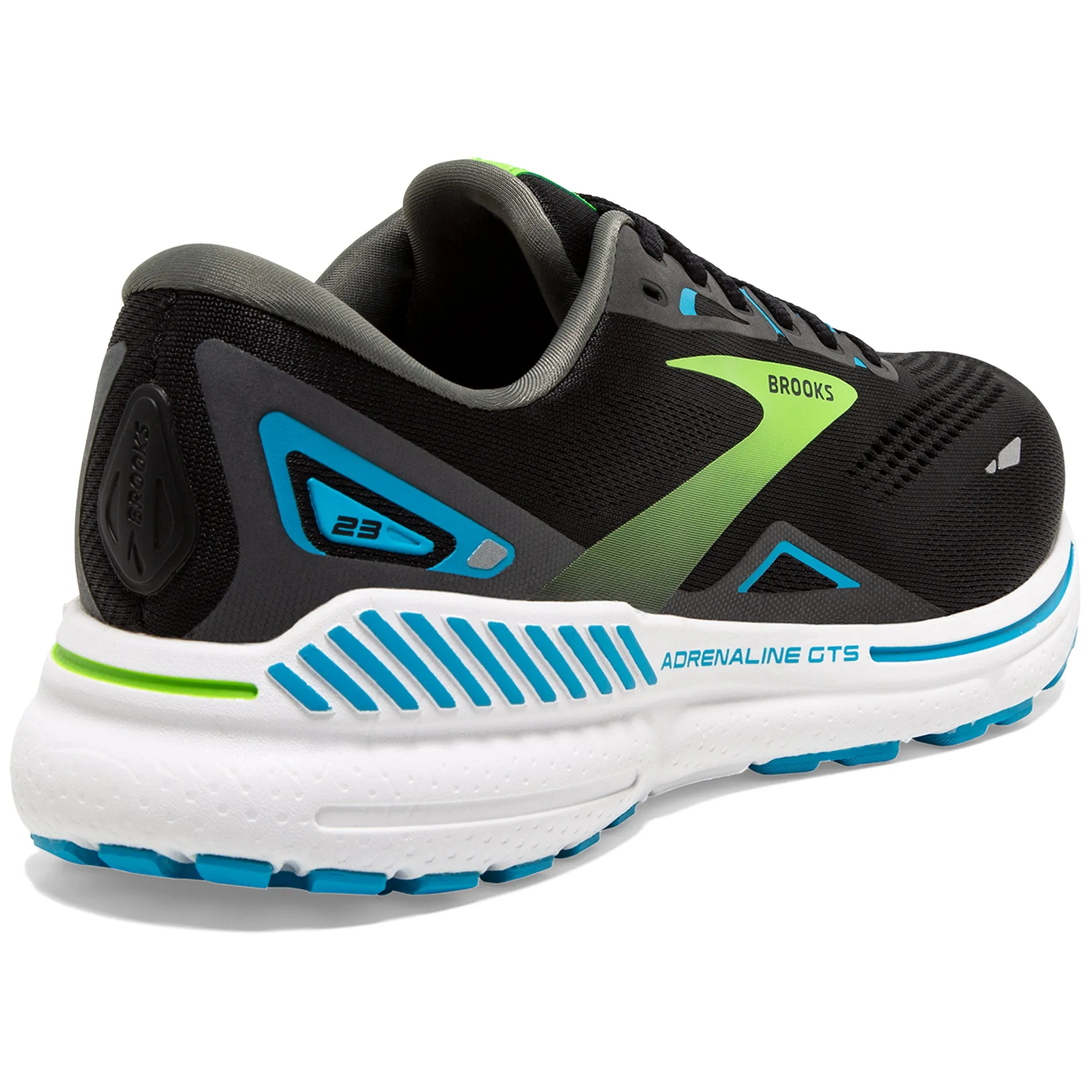 Brooks Adrenaline GTS 23 Men's Black-Hawaiian Ocean-Green