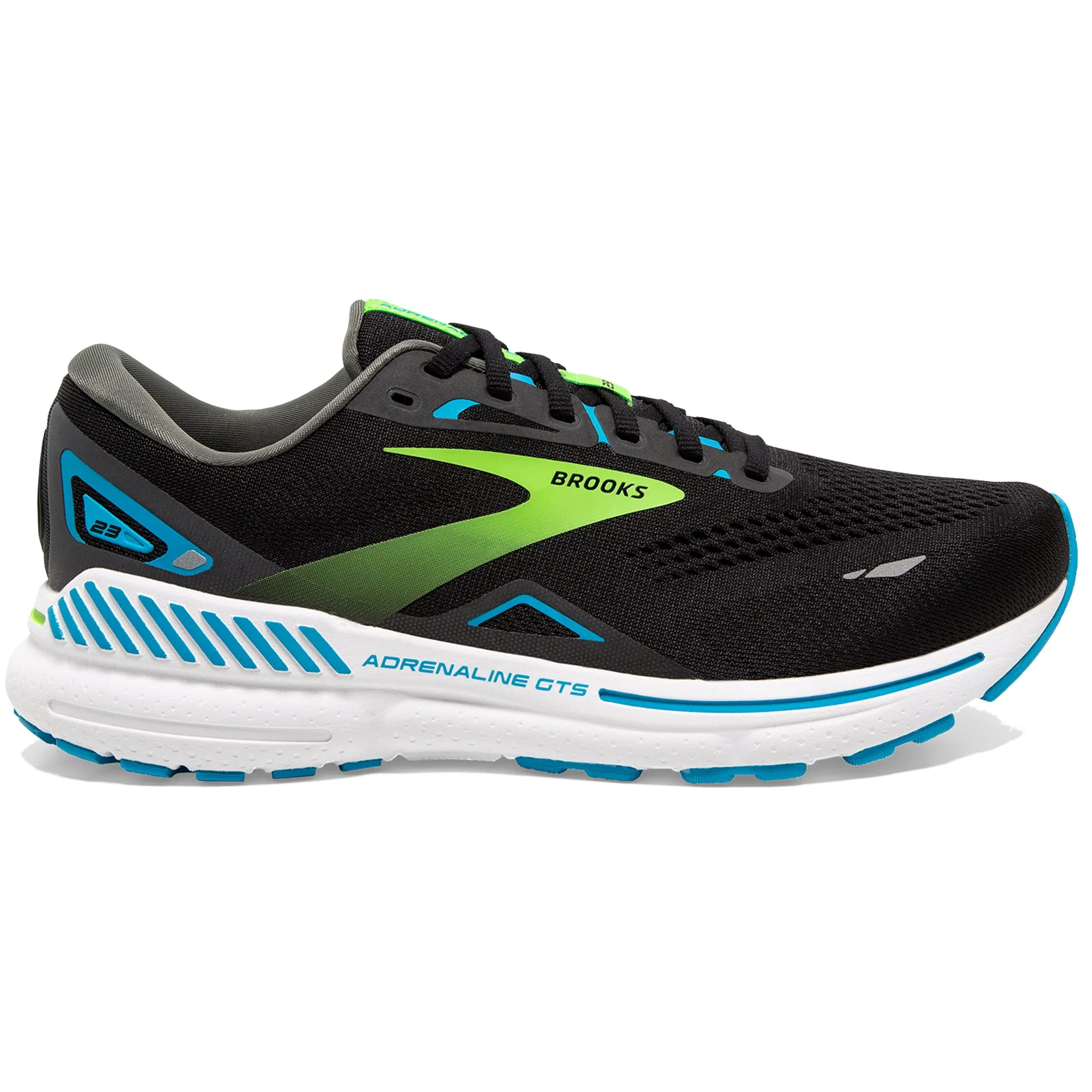 Brooks Adrenaline GTS 23 Men's Black-Hawaiian Ocean-Green