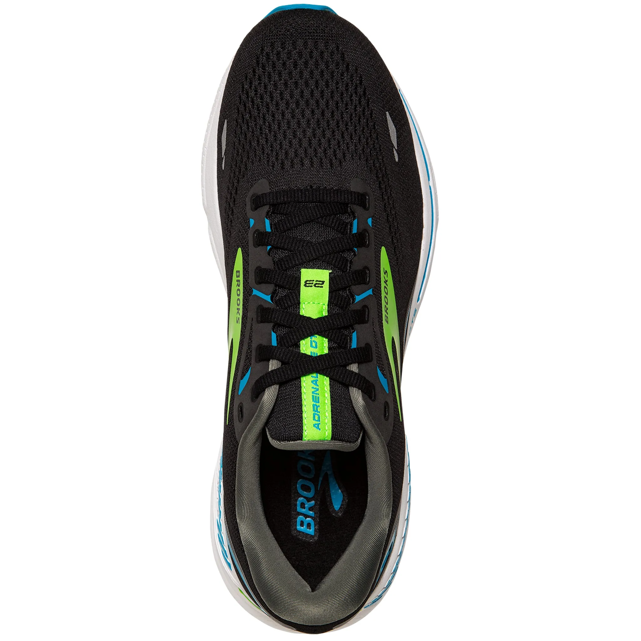 Brooks Adrenaline GTS 23 Men's Black-Hawaiian Ocean-Green