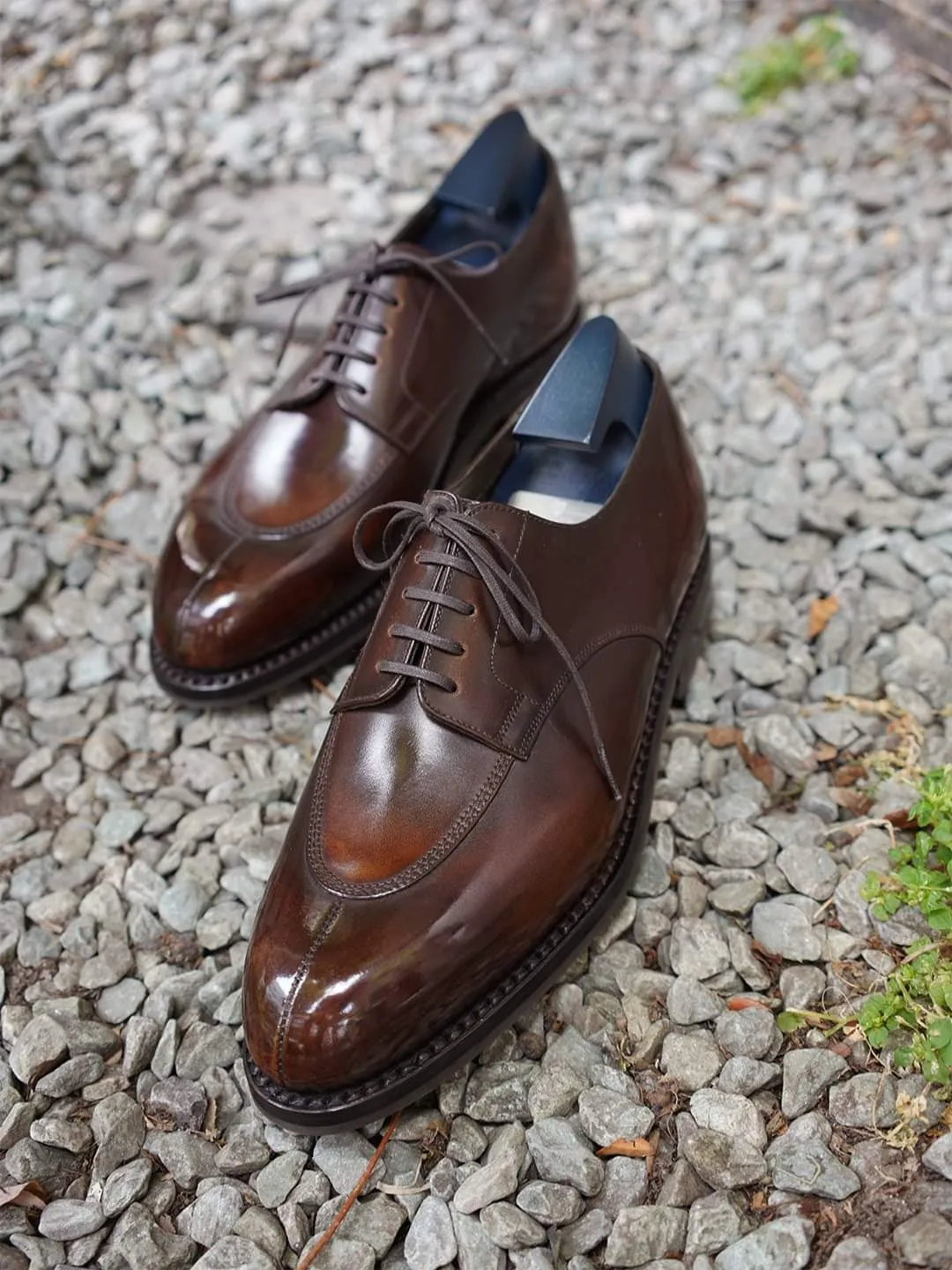 Brown Leather Elspeth Derby Shoes  - Formal Shoes