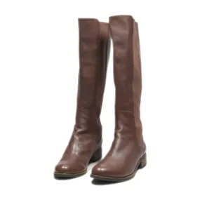 Cole Haan High Boots Leather Brown Colour For Women