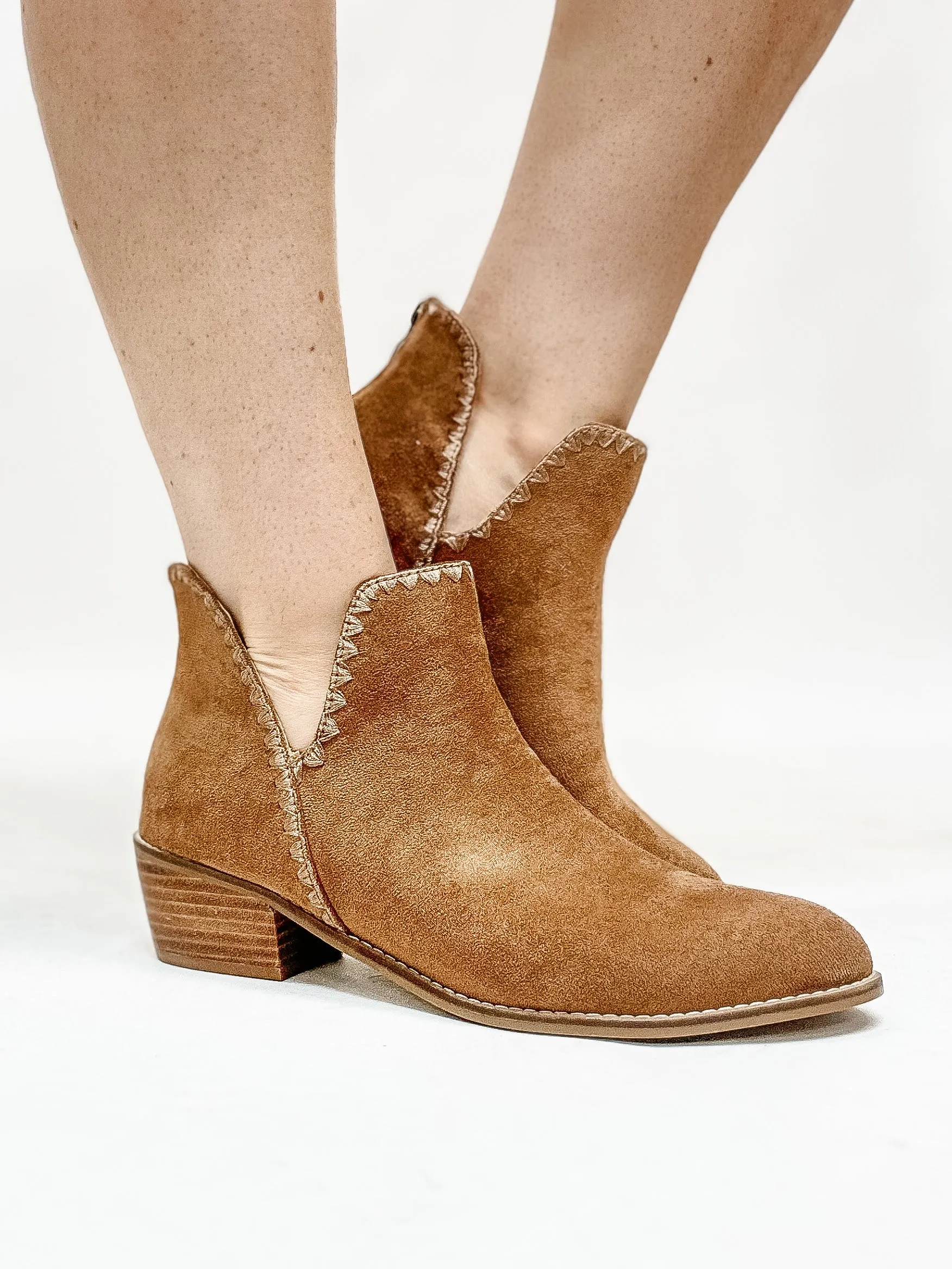 Corky's Tobacco Faux Suede Spice It Up Boots FINAL SALE