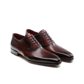 Flat Feet Shoes - Brown Leather Armidale Brogue Oxfords with Arch Support