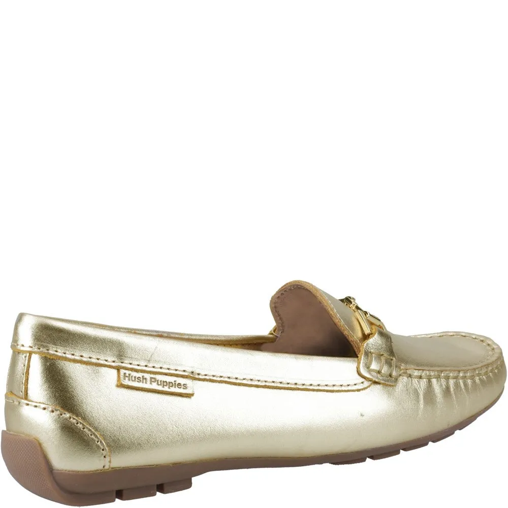 Gold Eleanor Loafers