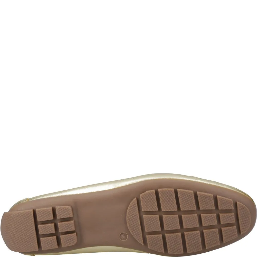 Gold Eleanor Loafers