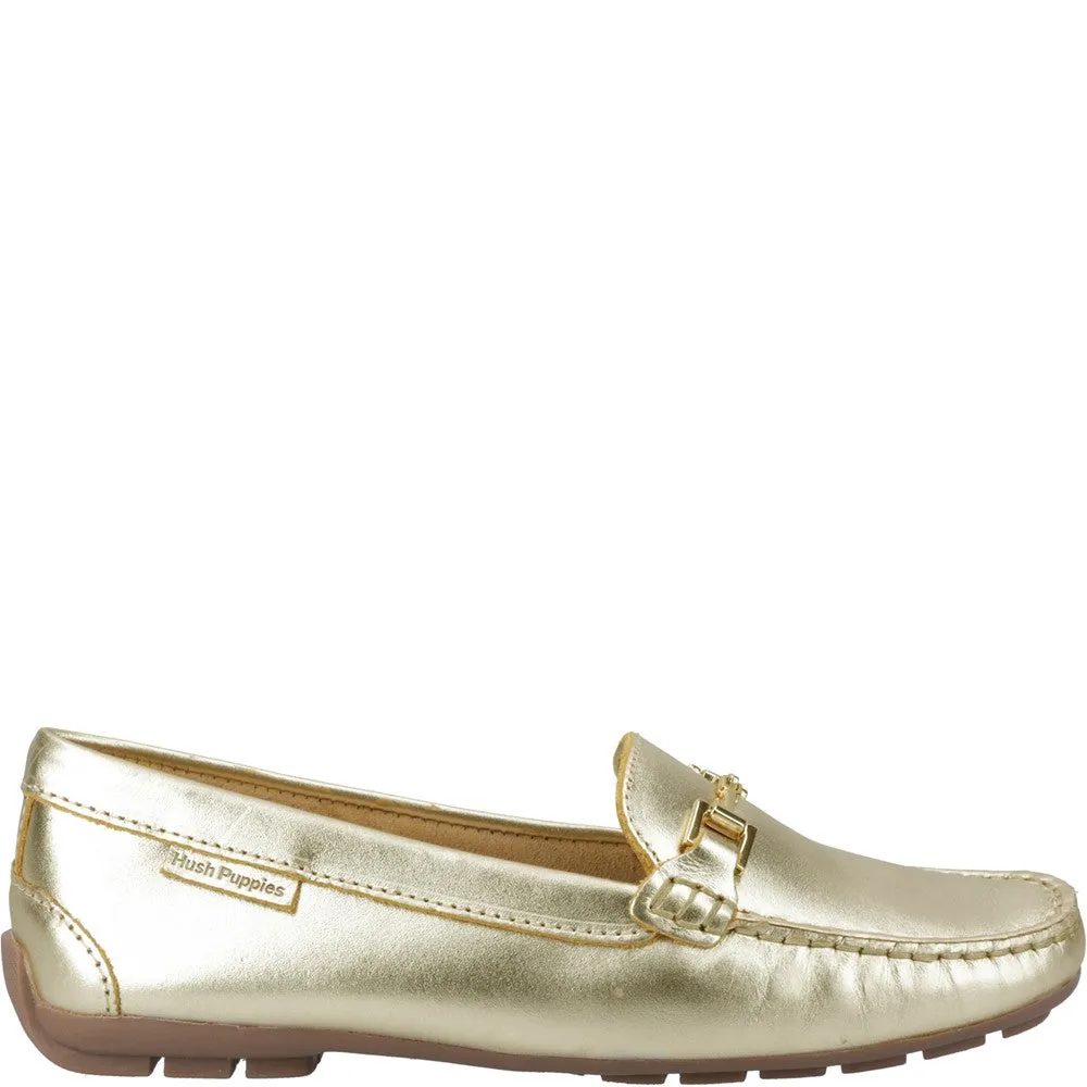 Gold Eleanor Loafers