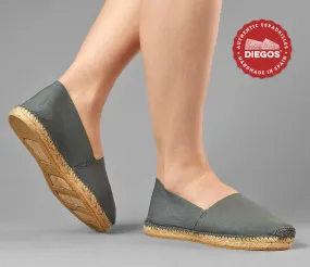 Grey espadrilles