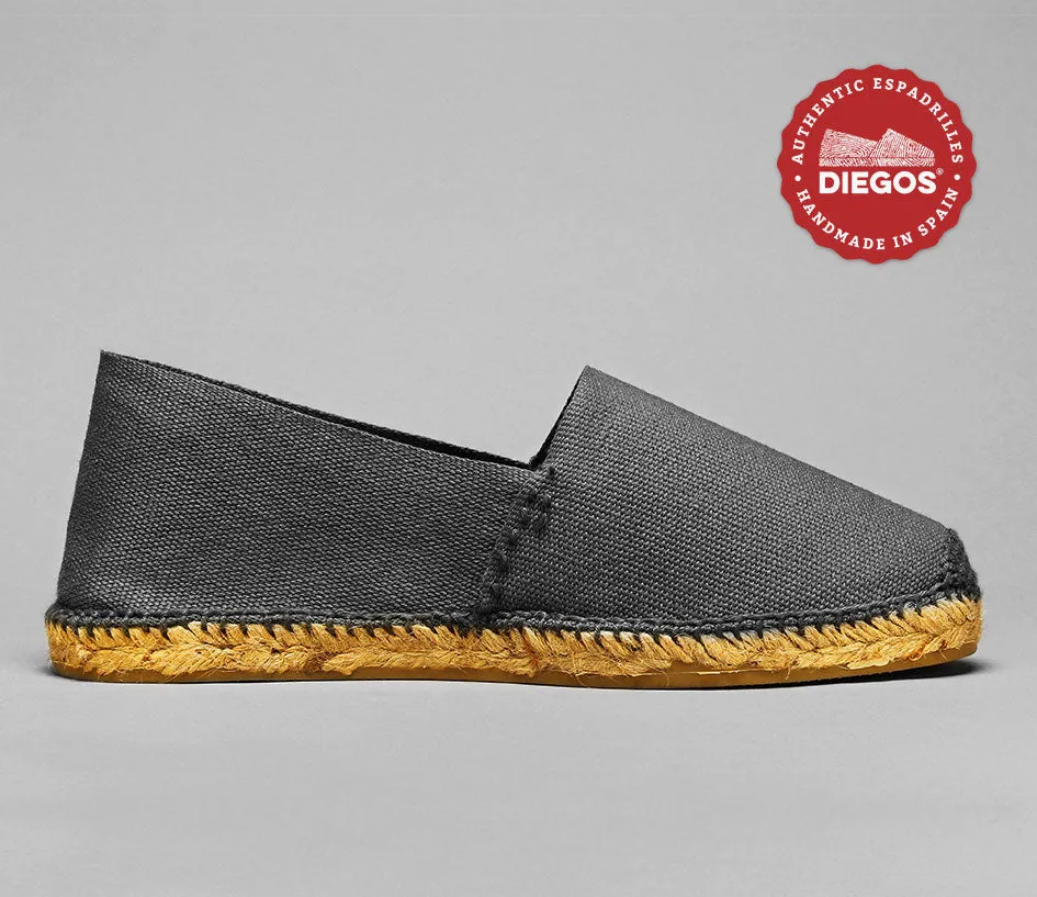 Grey espadrilles