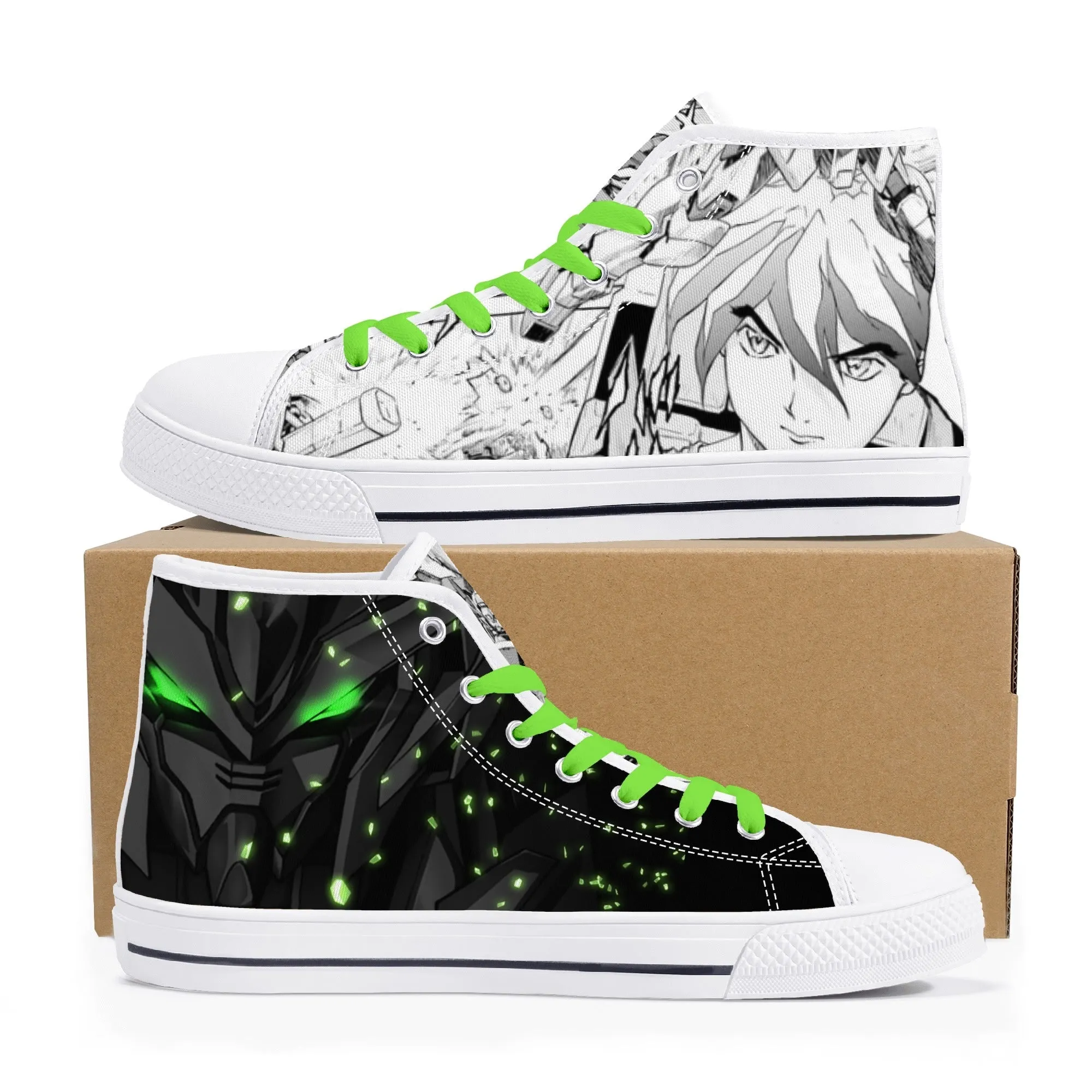 GW Anime Womens High Top Canvas Shoes