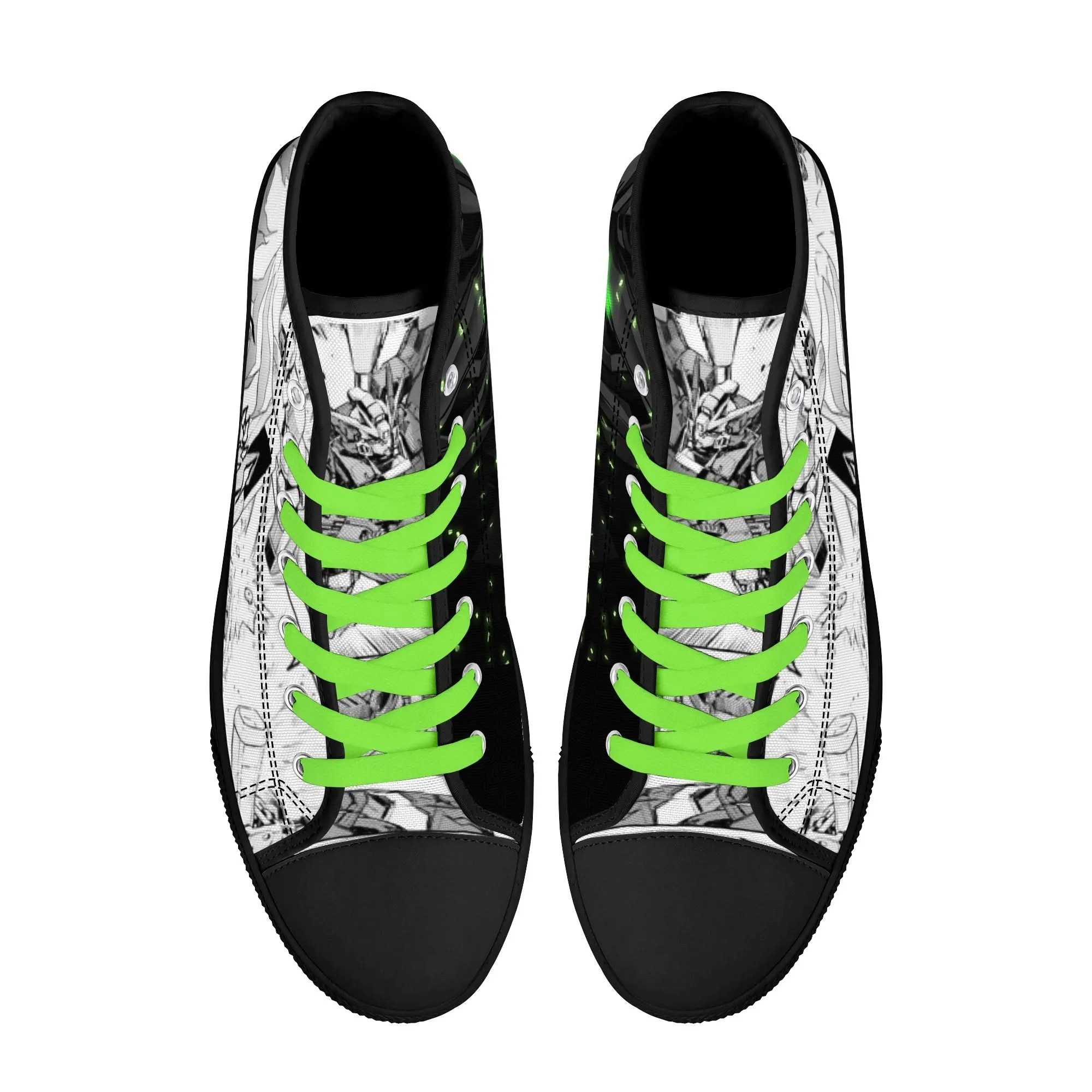 GW Anime Womens High Top Canvas Shoes