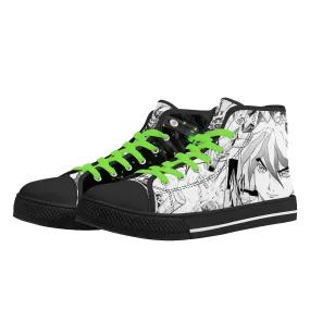 GW Anime Womens High Top Canvas Shoes