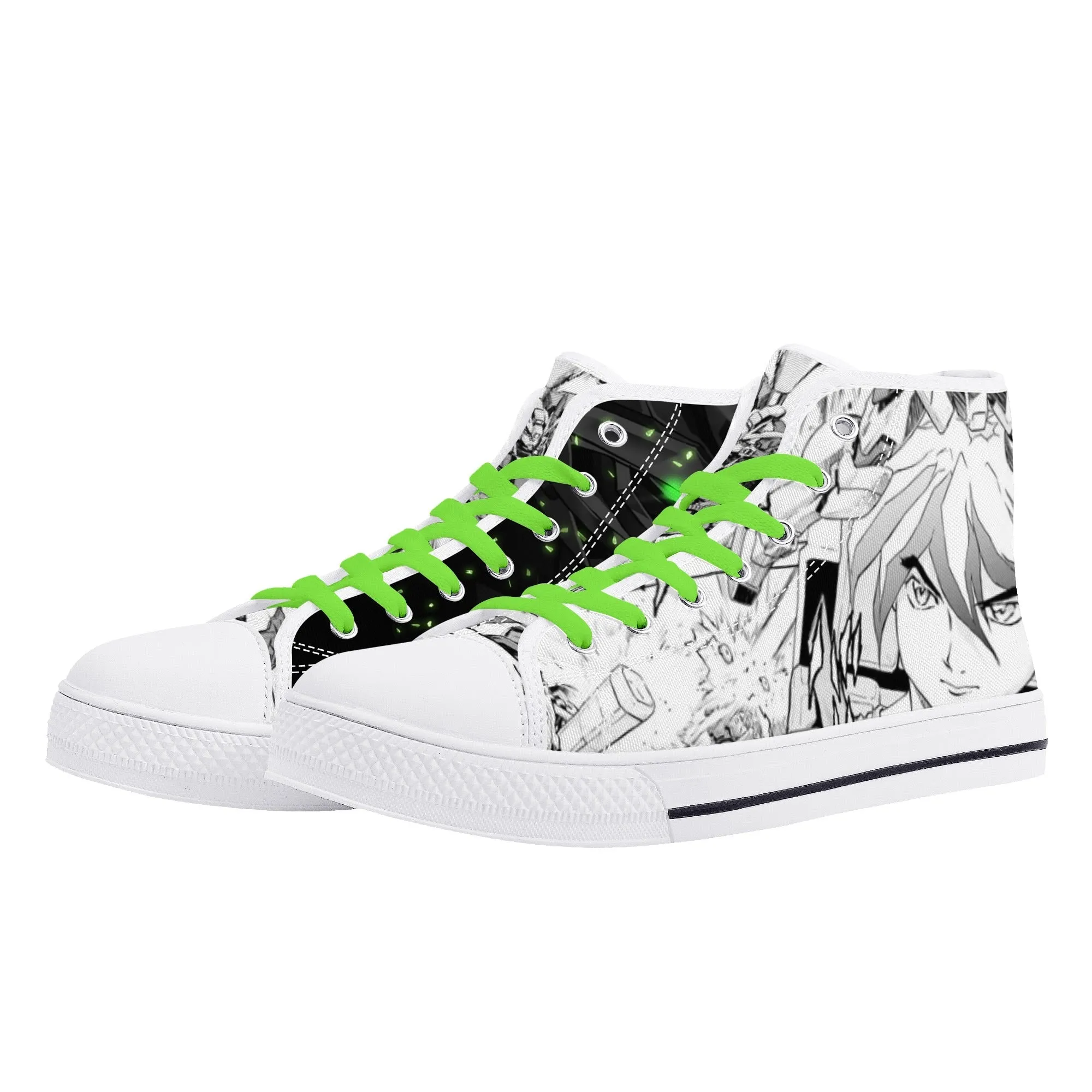 GW Anime Womens High Top Canvas Shoes