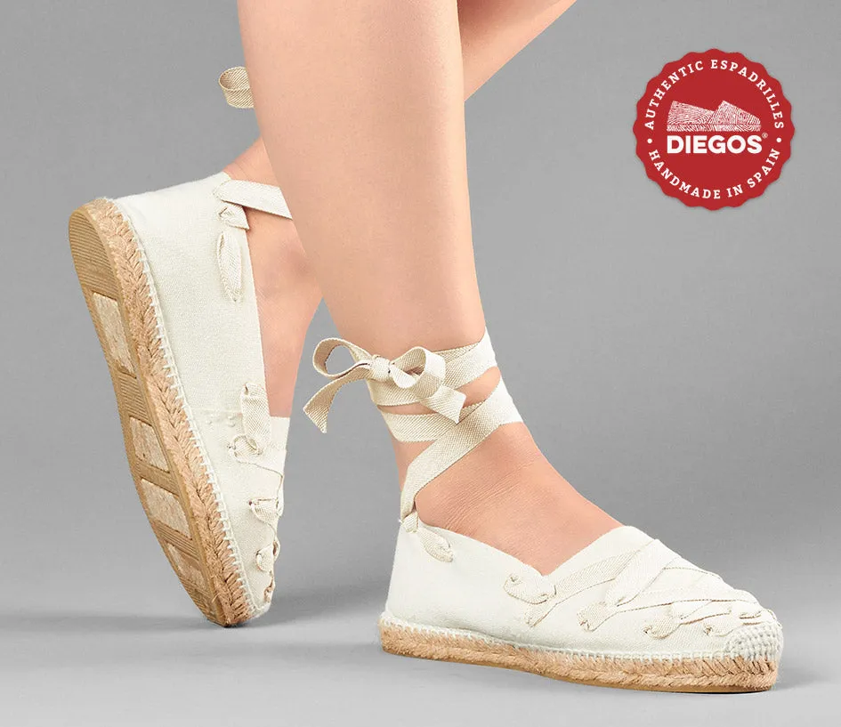 Ivory Pamplona espadrilles
