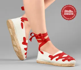 Ivory Pamplona espadrilles