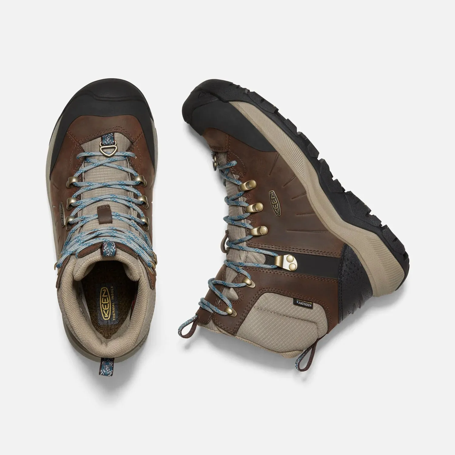 Keen - Women's Revel IV Mid Polar Winter Hiking Boots Coffee Bean/Balsam 1026601