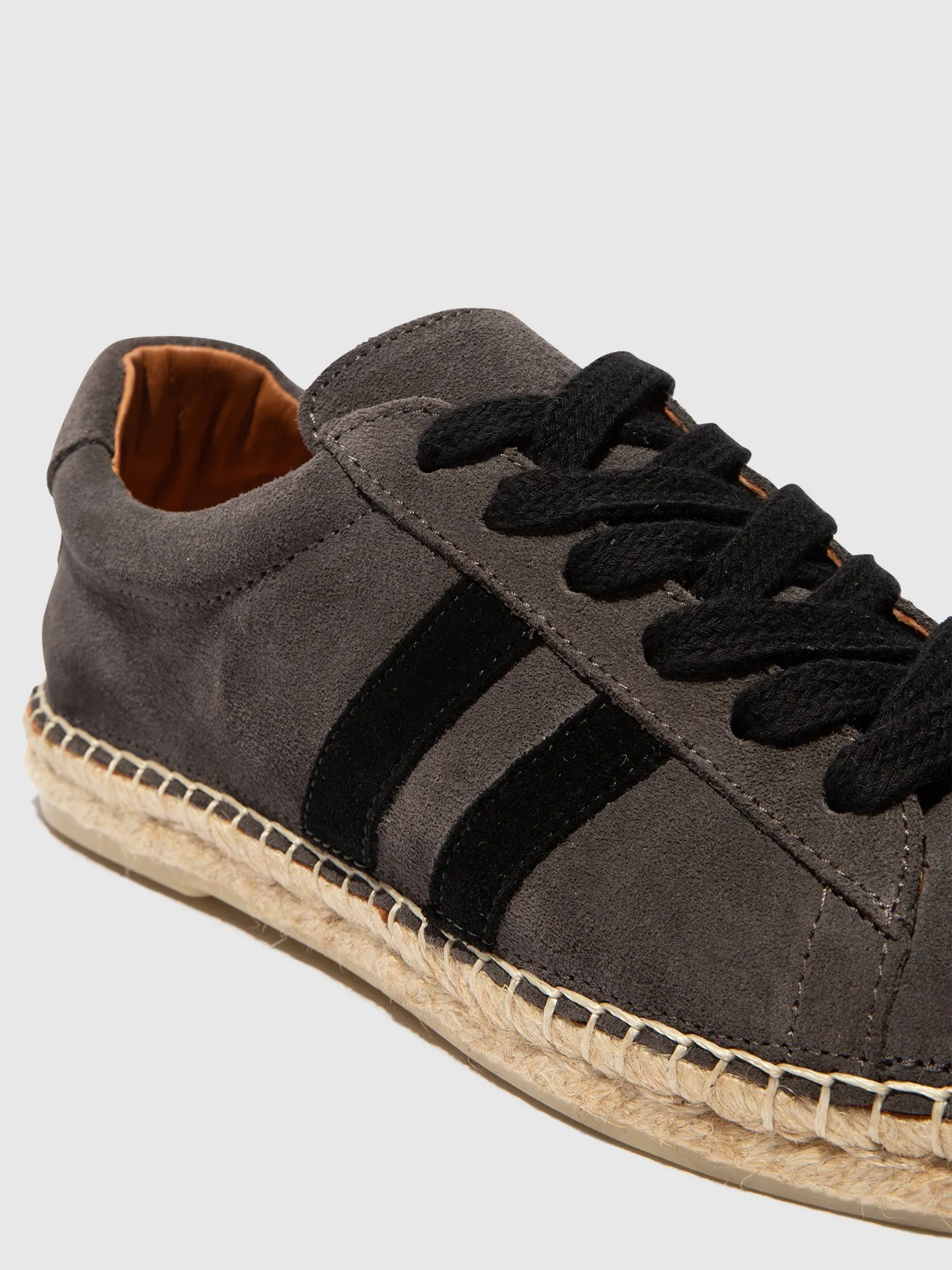 Lace-up Espadrilles SCAM529FLY GREY/BLACK