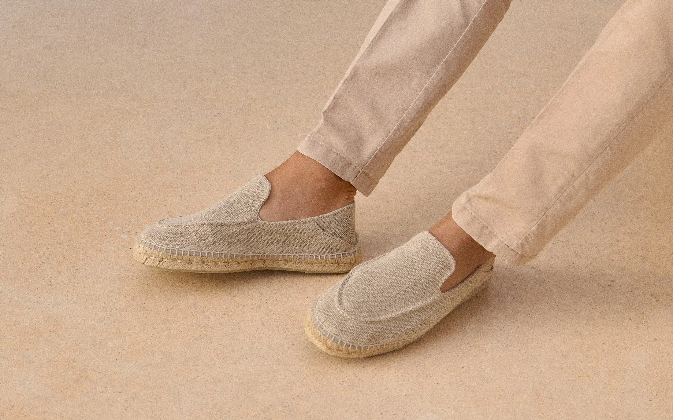 Organic Hemp Traveler Loafers|Espadrilles - O71LT - La Havana Natural