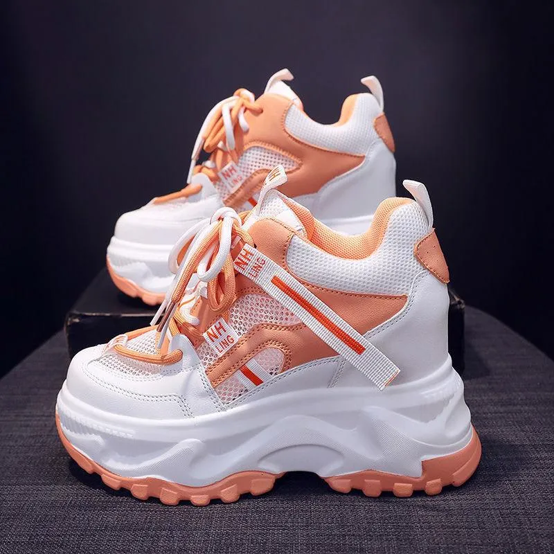 Pop Versatile Thick-Sole Sneakers