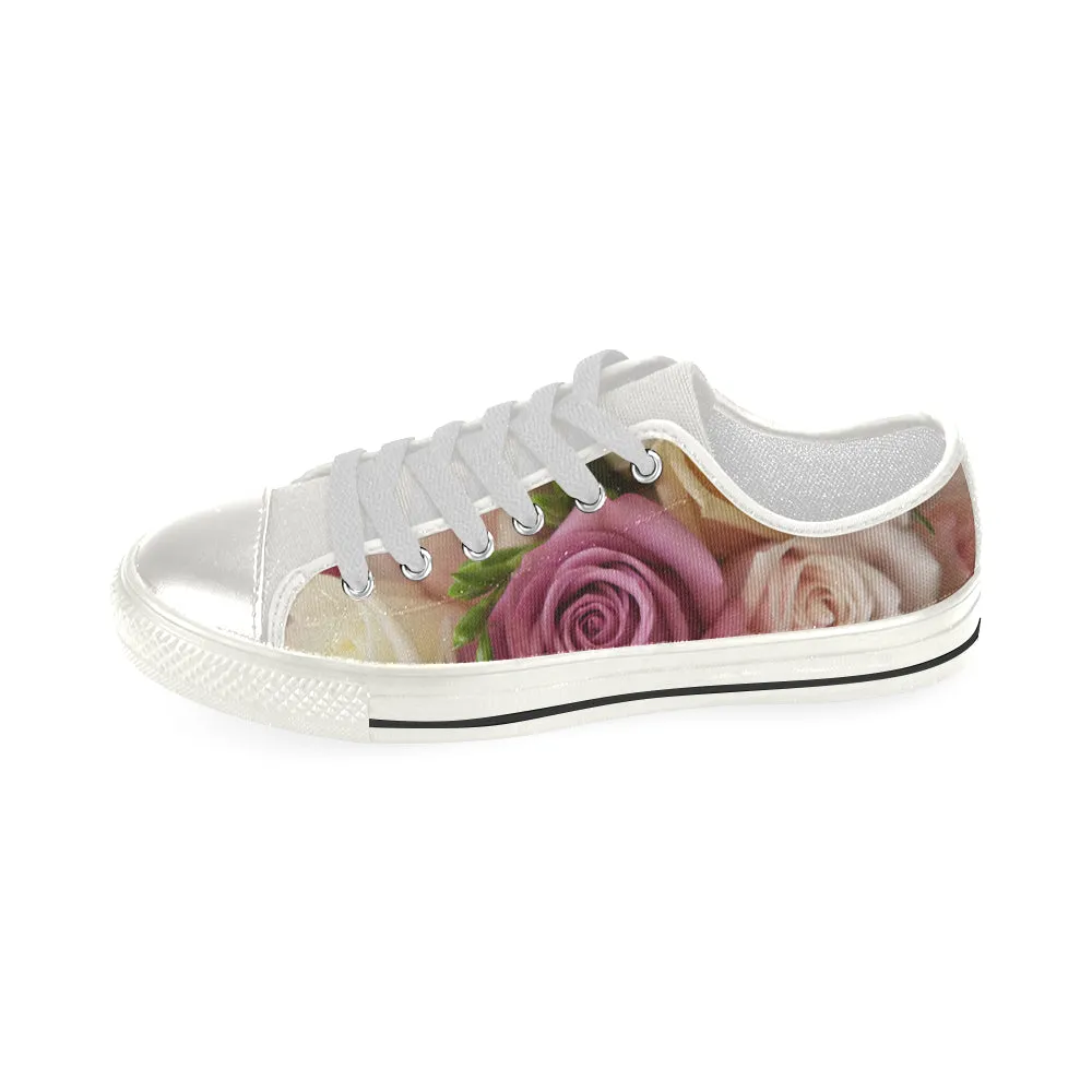 Roses Pastel Low Rise Women's Shoes up to size 12