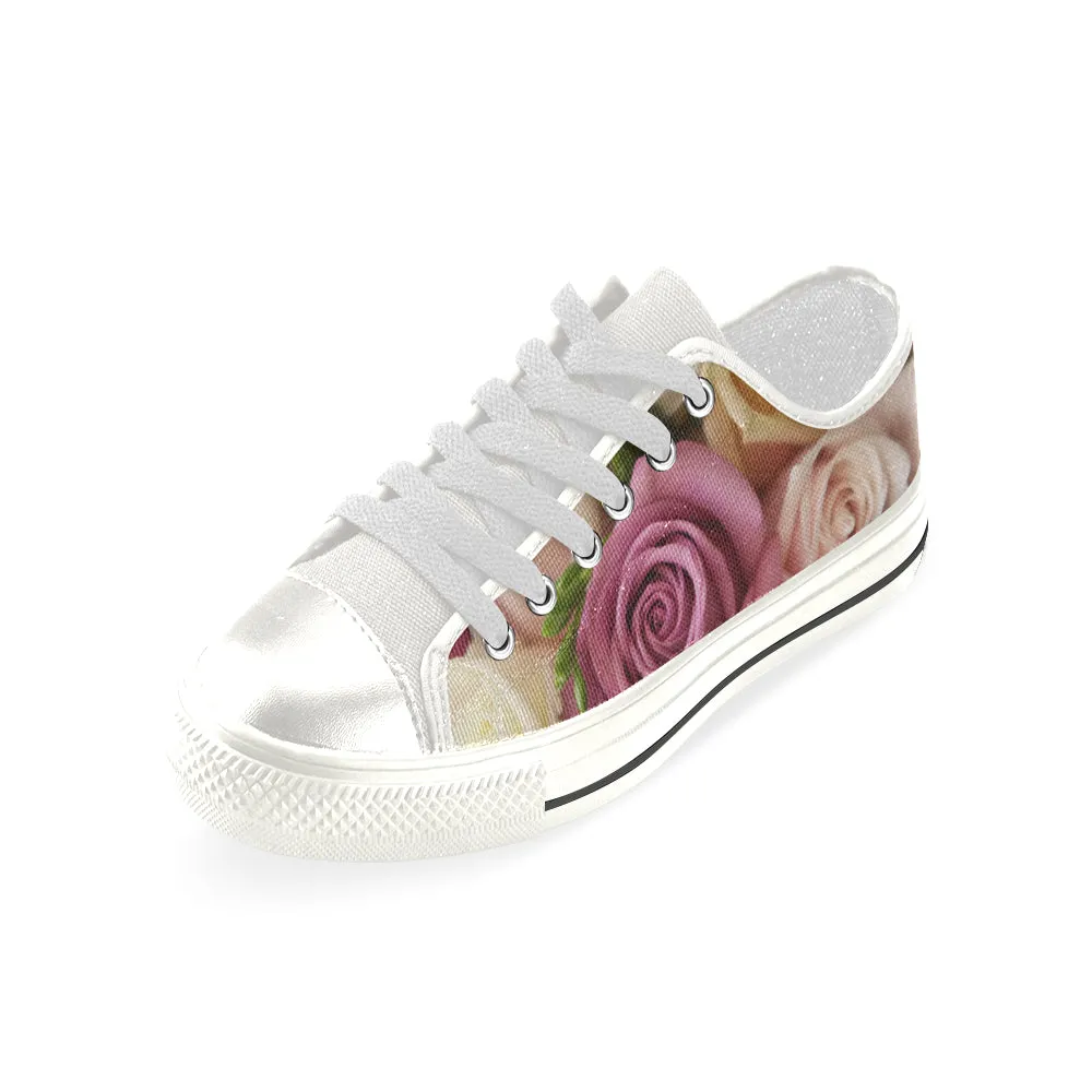 Roses Pastel Low Rise Women's Shoes up to size 12