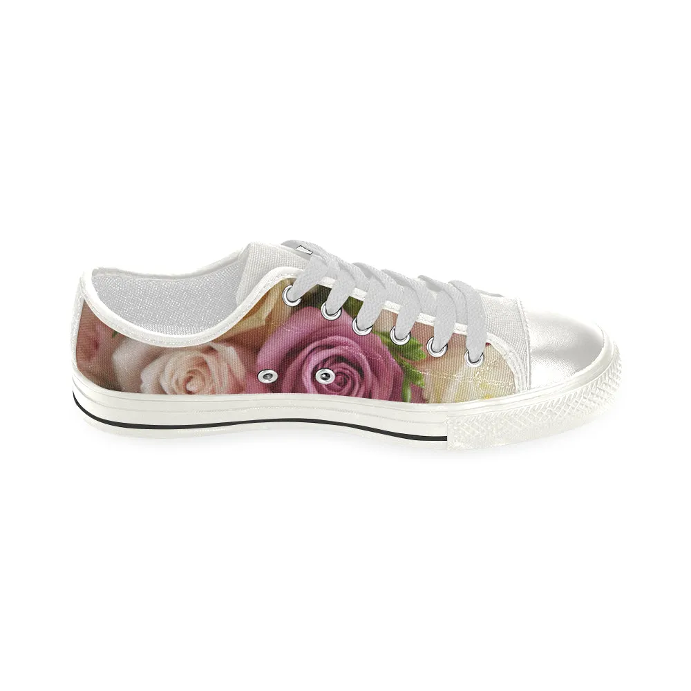 Roses Pastel Low Rise Women's Shoes up to size 12