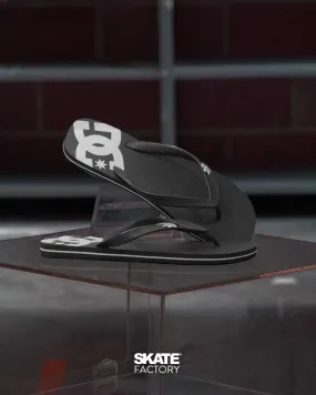 SANDALIAS PARA HOMBRE CON LOGO DC SHOES NEGRO BLANCO (BLW)