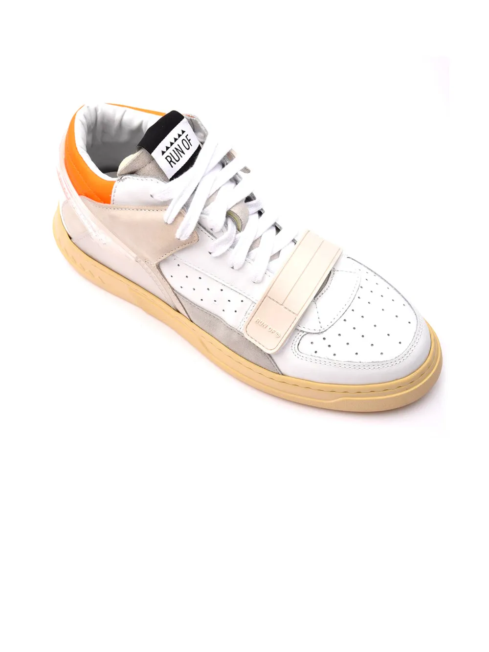 Sneakers Uomo Run of modello Mid Combi in pelle