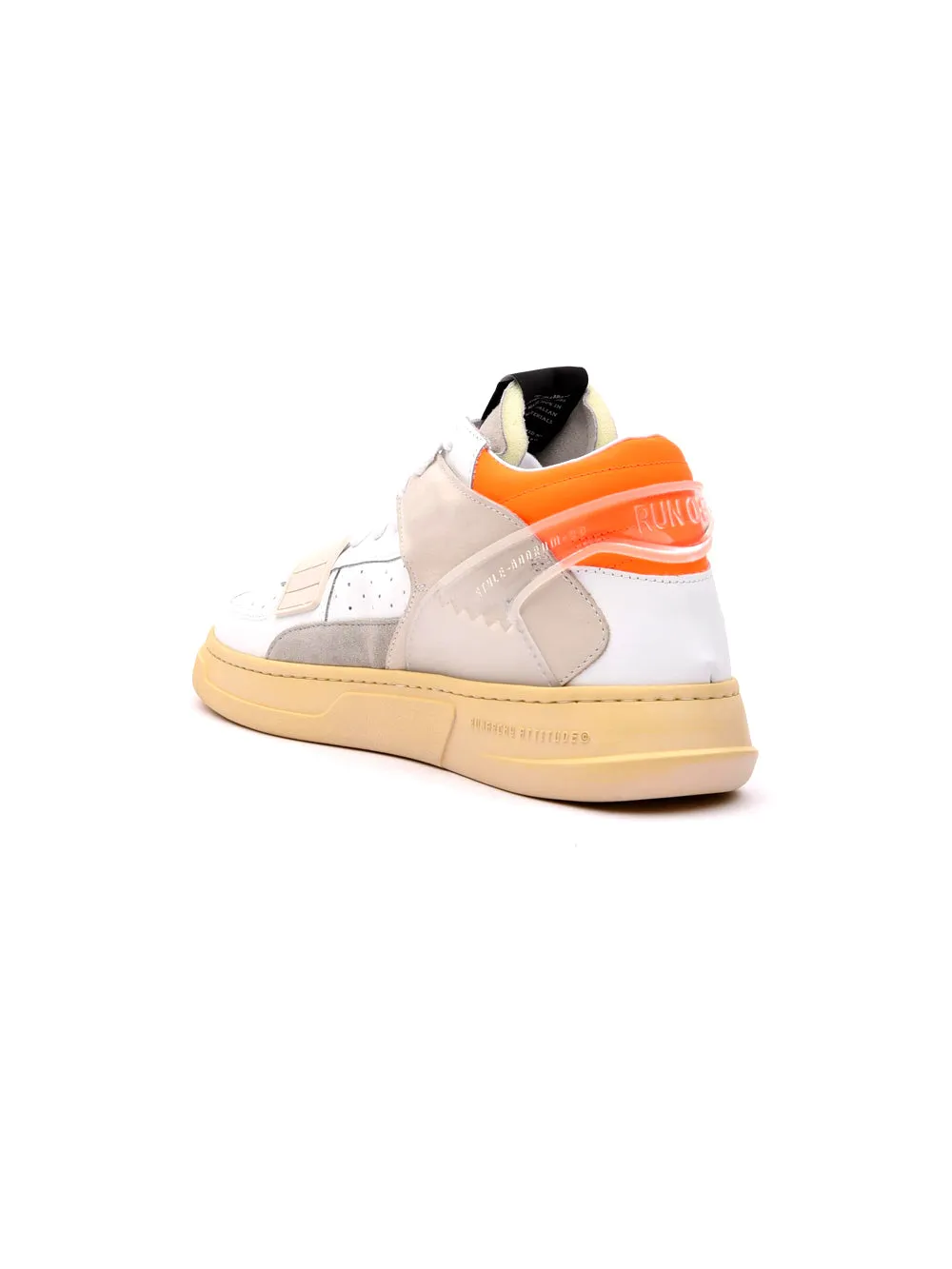 Sneakers Uomo Run of modello Mid Combi in pelle