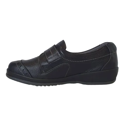Suave Low Wedge Shoes  - Grace - Black