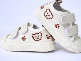 Unisex Baby Cream Sneakers
