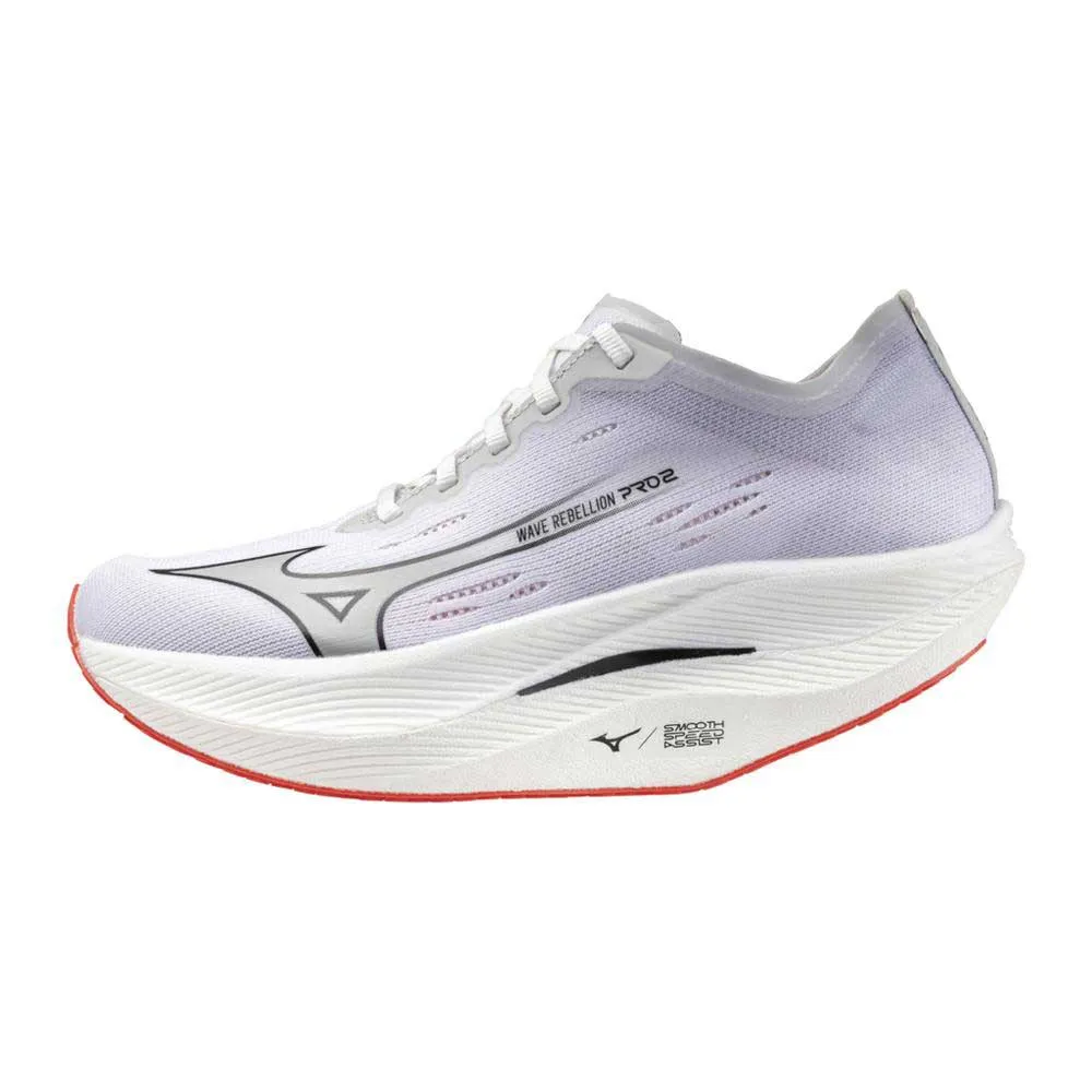 Women's Wave Rebellion Pro 2 Running Shoe - White/Harbor Mist - Regular (B)