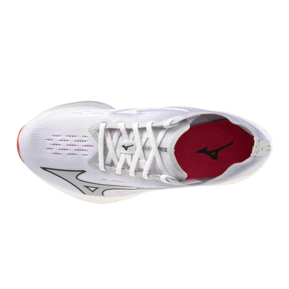 Women's Wave Rebellion Pro 2 Running Shoe - White/Harbor Mist - Regular (B)